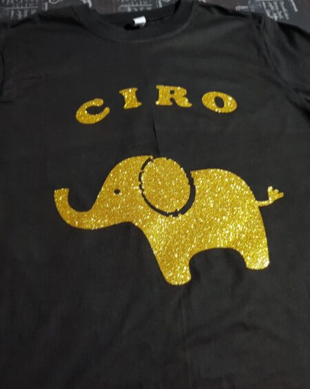 REMERA ALGODÓN - GLITTER