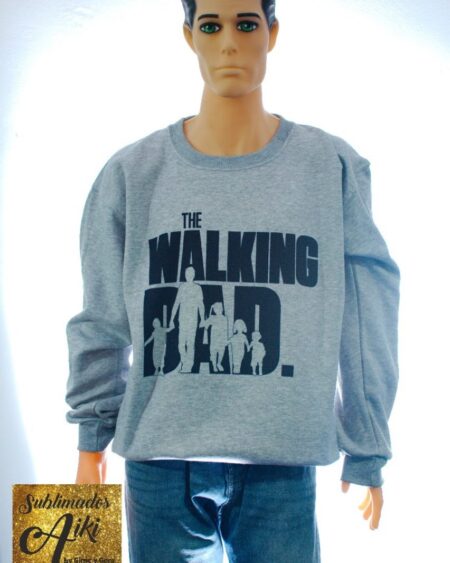 BUZOS PERSONALIZADOS GRIS MELANGE DOBLE FRISA