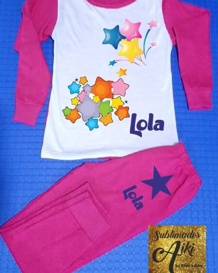 PIJAMAS MANGAS LARGAS NIÑOS